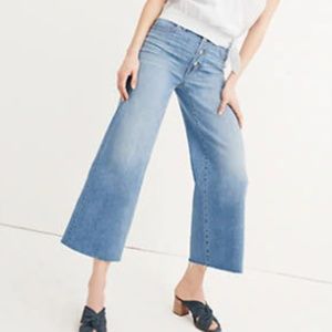 Madewell Wide Leg Crop Jeans